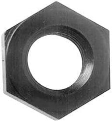 Hex Nut: 1-8, Alloy Steel, Black Oxide Finish Right Hand Thread, 1-5/8″ Across Flats