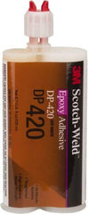 3M - 200 mL Bottle Two Part Epoxy - 20 min Working Time, 4,500 psi Shear Strength, Series DP420 - USA Tool & Supply