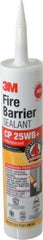 3M - 10.1 oz Cartridge Red Acrylic & Latex Caulk - -20 to 180°F Operating Temp, 10 min Tack Free Dry Time, Series CP 25WB - USA Tool & Supply