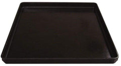 MFG Tray - 200 Lb Load Capacity Black Fiberglass Tote Container - Stacking, 26" Long x 20" Wide x 1-1/2" High - USA Tool & Supply