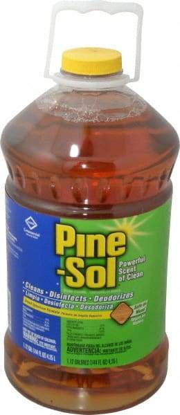 Pine-Sol - 144 oz Bottle All-Purpose Cleaner - Liquid, Disinfectant, Pine - USA Tool & Supply