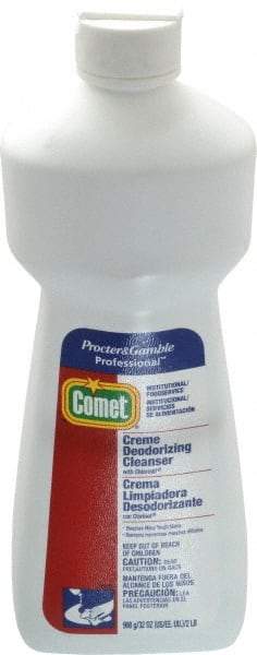 Comet USA LLC - 32 oz Bottle Liquid Bathroom Cleaner - Bleach Scent, Disinfectant, General Purpose Cleaner - USA Tool & Supply