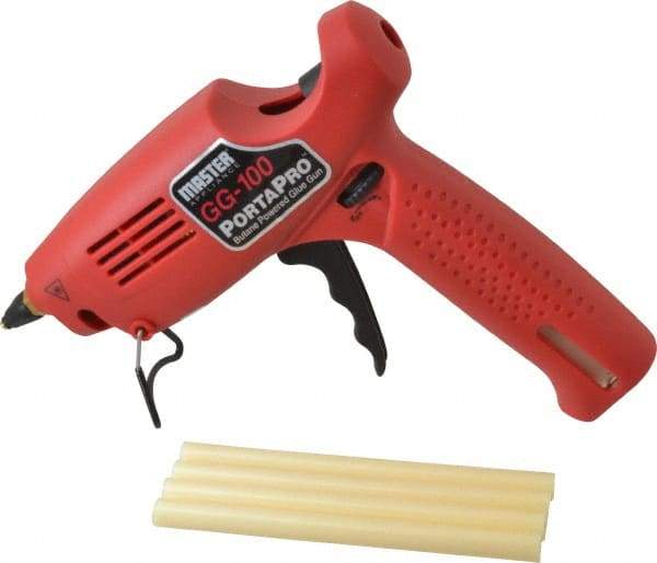 Master Appliance - Full Barrel Frame Butane Gas Hot Melt Hot Glue Gun - Use with 1/2" Diam Hot Melt Glue Stick - USA Tool & Supply