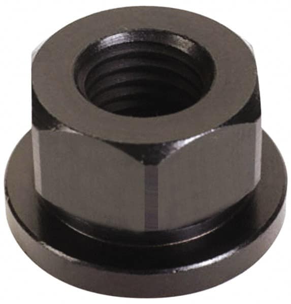 TE-CO - M10x1.50, 22mm Flange Diam, 13mm High, 17mm Across Flats, Flange Nut - USA Tool & Supply