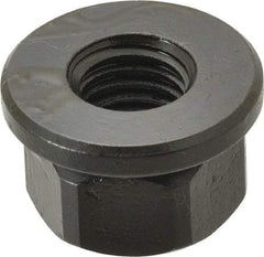 TE-CO - 5/8-11, 1-3/8" Flange Diam, 13/16" High, 1-1/16" Across Flats, Flange Nut - Grade 12L14 Steel, Black Oxide Finish, 3/16" Flange Height, TCMAI - USA Tool & Supply