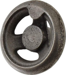 Gibraltar - 3", 3 Spoke Offset Handwheel - 1" Hub, Cast Iron, Plain Finish - USA Tool & Supply