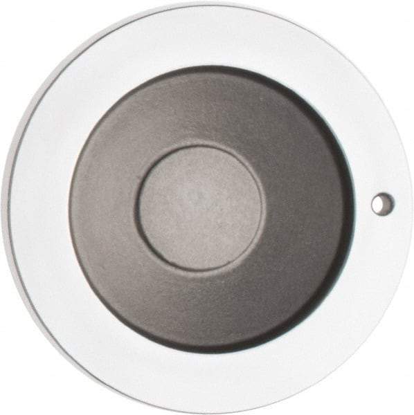 Value Collection - 4", 3 Spoke Solid Handwheel - 1.2" Hub, Aluminum, Plain Finish - USA Tool & Supply