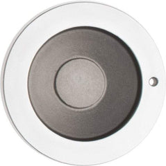 Value Collection - 4", 3 Spoke Solid Handwheel - 1.2" Hub, Aluminum, Plain Finish - USA Tool & Supply