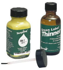 Tempil - 1,250°F Temp Indicating Liquid - 2 Ounce Container, 677°C - USA Tool & Supply