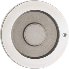Value Collection - 4", 3 Spoke Straight Handwheel - 1.2" Hub, Aluminum, Chrome Plated Finish - USA Tool & Supply