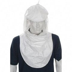 BULLARD - PAPR & Supplied Air (SAR) Headgear - CC20 DBL BIB WHT TYCHEM QC RESPIRATOR HOOD - USA Tool & Supply