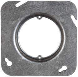Cooper Crouse-Hinds - Electrical Outlet Box Steel Square Cover - USA Tool & Supply
