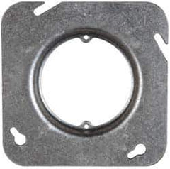 Cooper Crouse-Hinds - Electrical Outlet Box Steel Square Cover - USA Tool & Supply