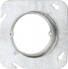 Cooper Crouse-Hinds - Electrical Outlet Box Steel Square Cover - USA Tool & Supply