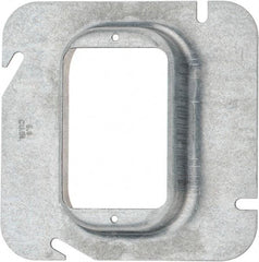 Cooper Crouse-Hinds - Electrical Outlet Box Steel Square Cover - USA Tool & Supply
