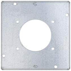 Cooper Crouse-Hinds - Electrical Outlet Box Steel Square Surface Cover - USA Tool & Supply