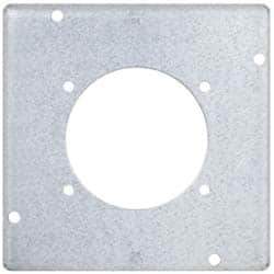 Cooper Crouse-Hinds - Electrical Outlet Box Steel Square Surface Cover - USA Tool & Supply
