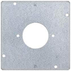 Cooper Crouse-Hinds - Electrical Outlet Box Steel Square Surface Cover - USA Tool & Supply