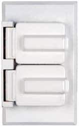 Cooper Crouse-Hinds - Electrical Outlet Box Aluminum Weatherproof Cover - Includes Gasket - USA Tool & Supply