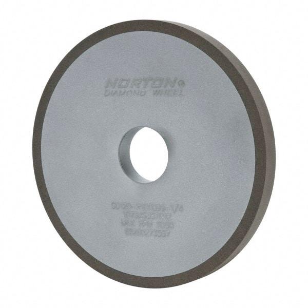 Norton - 6" Diam x 1-1/4" Hole x 1/2" Thick, 120 Grit Surface Grinding Wheel - Diamond, Type 1A1, Fine Grade, Resinoid Bond - USA Tool & Supply