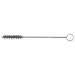 Red Head - 4" Long x 1/2" Diam Nylon Spiral Brush - USA Tool & Supply