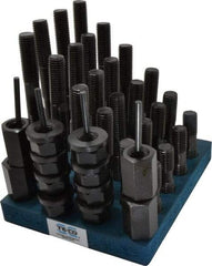 TE-CO - 41 Piece, 3/4-10 Stud, T Nut & Stud Kit - 3, 4, 5, 6, 7, 8" Stud Lengths - USA Tool & Supply