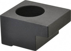 Mitee-Bite - 1 Piece Vise Mounting Clamp - Heat Treated Mild Steel, 1-1/2" Long, 1-1/4" Wide, 1-1/4" High - USA Tool & Supply
