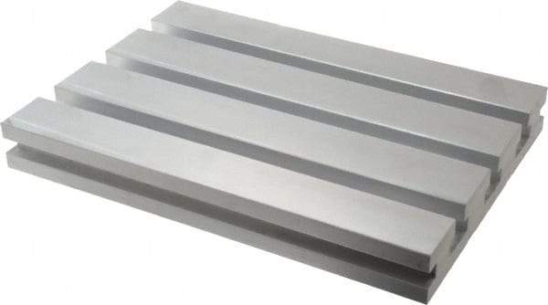 Mitee-Bite - 330.2mm Long x 228.6mm Wide x 37.6mm High Aluminum Fixture Plate - 12.7mm Plate Thickness - USA Tool & Supply