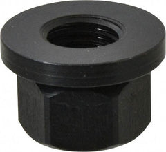 TE-CO - M16x2.00, 33mm Flange Diam, 21mm High, 24mm Across Flats, Flange Nut - Grade 12L14 Steel, Black Oxide Finish, 5" Flange Height, TCMAI - USA Tool & Supply