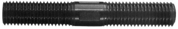 Gibraltar - 3/4-10 24" OAL Equal Double Threaded Stud - Alloy Steel, Black Oxide Finish, 2" Equal Thread Length - USA Tool & Supply