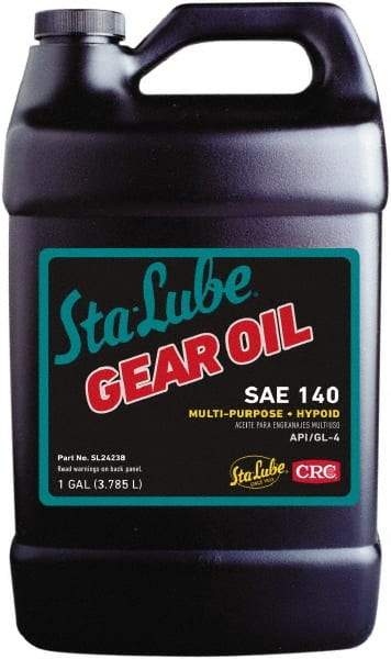 CRC - 1 Gal Bottle, Mineral Gear Oil - 27.5 St Viscosity at 100°C, ISO 460 - USA Tool & Supply