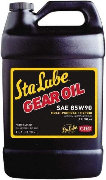 CRC - 1 Gal Bottle, Mineral Gear Oil - 17 St Viscosity at 100°C, ISO 220 - USA Tool & Supply