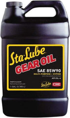 CRC - 1 Gal Bottle, Mineral Gear Oil - 17 St Viscosity at 100°C, ISO 220 - USA Tool & Supply
