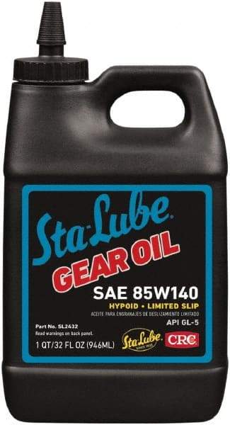 CRC - Bottle, Mineral Gear Oil - 27 St Viscosity at 100°C, ISO 460 - USA Tool & Supply