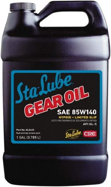 CRC - 1 Gal Bottle, Mineral Gear Oil - 27 St Viscosity at 100°C, ISO 460 - USA Tool & Supply