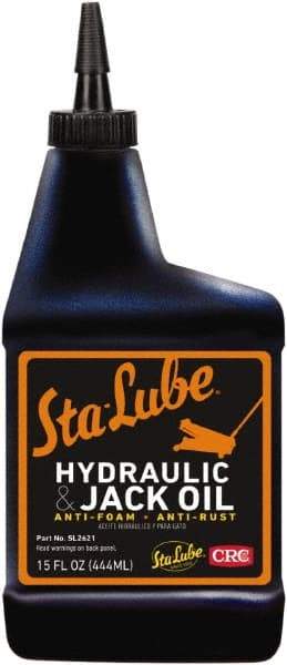 CRC - 15 oz Bottle Mineral Hydraulic Oil - 0150°F, SAE 20, ISO 46 - USA Tool & Supply