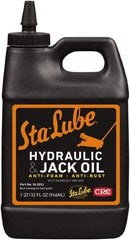 CRC - 1 Qt Bottle Petroleum Oil Hydraulic Oil - 0150°F, SAE 20, ISO 46, 49.5 to 58 cPs40 C cP - USA Tool & Supply