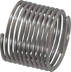 Heli-Coil - M14x1.25 Metric Fine, 3/4" OAL, Free Running Helical Insert - Tanged, Stainless Steel - Exact Industrial Supply