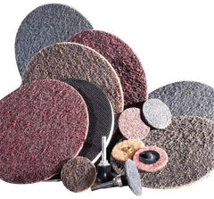 3M - 27" Diam, Aluminum Oxide Hook & Loop Disc - Medium Grade, Nonwoven, Series SC-DH - USA Tool & Supply