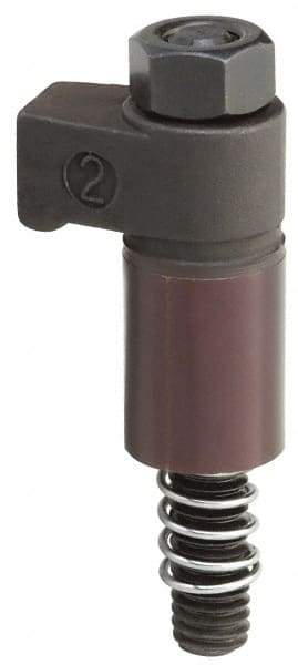 Gibraltar - 1/2-13 Thread, 0.999" Body Diam, 2-9/16" Body Length, Stud & Nut Hook Clamp Assembly - 13/16" Height of Clamp Face, 3/4" Width of Clamp Face, Black Oxide Coating, Carbon Alloy Steel - USA Tool & Supply