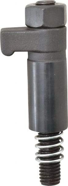 Gibraltar - 1/2-13 Thread, 0.874" Body Diam, 2-1/4" Body Length, Stud & Nut Hook Clamp Assembly - 19/32" Height of Clamp Face, 9/16" Width of Clamp Face, Black Oxide Coating, Carbon Alloy Steel - USA Tool & Supply