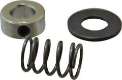 TE-CO - 5/8" Size, Black Oxide Coated Washer Clamp Support - Includes Shaft Collar, Spring & Washer - USA Tool & Supply