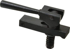 Value Collection - 1/4-20 Tap Size, Steel Strap Clamp Assembly - Center Cam, 1/2" Travel, 2-1/2" Strap Len - USA Tool & Supply