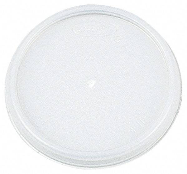 DART - Dart Lids for 12 oz Hot/Cold Foam Cups, Vented - White - USA Tool & Supply