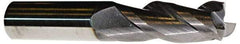 ProMax - 3/8", 3 Flute, Single End, Solid Carbide, 0.02" Corner Radius End Mill - 2-1/2" OAL, 35° Helix, Right Hand Flute, 7/8" LOC, Right Hand Cut - USA Tool & Supply