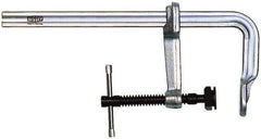 Bessey - 7" Deep Throat, 48" Max Capacity, Standard Sliding Arm Clamp - 4,880 Lb Clamping Pressure, 0.85" Spindle Diam - USA Tool & Supply