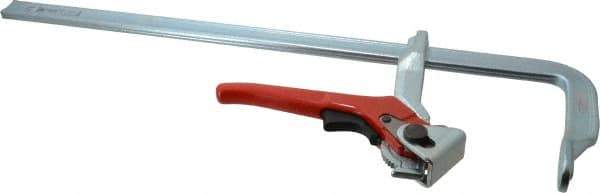 Bessey - 4-3/4" Deep Throat, 20" Max Capacity, Standard Sliding Arm Clamp - 1,200 Lb Clamping Pressure - USA Tool & Supply