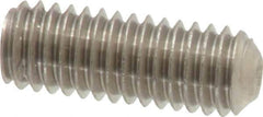 Value Collection - M6x1.00 Metric Coarse, 16mm OAL, Cup Point Set Screw - Grade 18-8 & Austenitic A2 Stainless Steel, 3mm Key - USA Tool & Supply