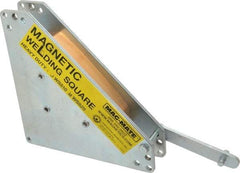 Mag-Mate - 8" Wide x 1-5/8" Deep x 8" High, Rare Earth Magnetic Welding & Fabrication Square - 325 Lb Average Pull Force - USA Tool & Supply