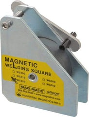 Mag-Mate - 3-3/4" Wide x 1-1/2" Deep x 4-3/8" High, Rare Earth Magnetic Welding & Fabrication Square - 150 Lb Average Pull Force - USA Tool & Supply